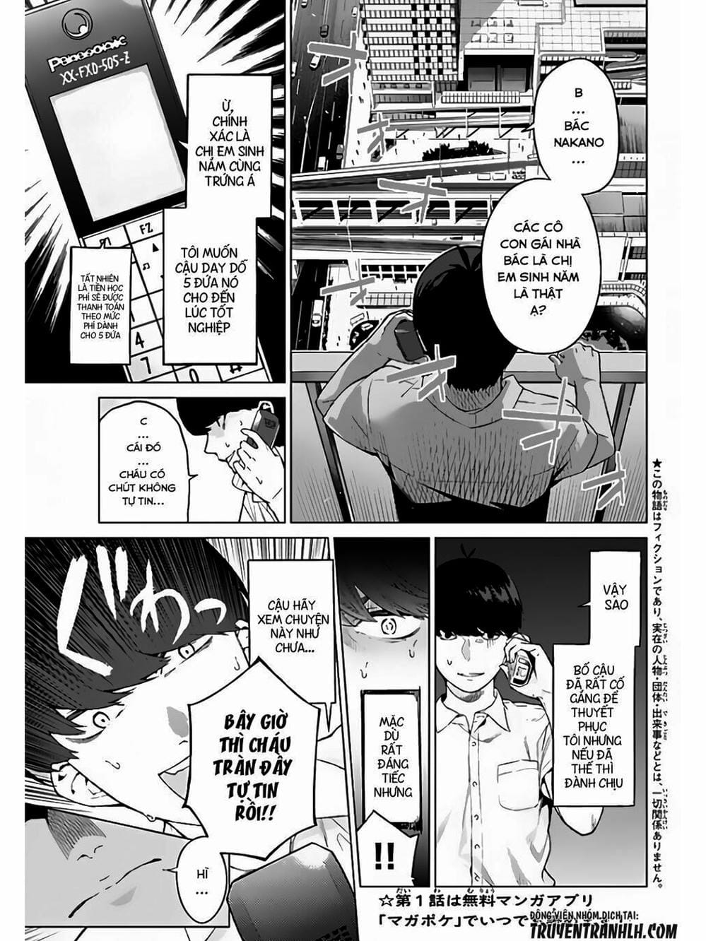 Truyện Tranh Nhà Có 5 Nàng Dâu - Gotoubun No Hanayome trang 6