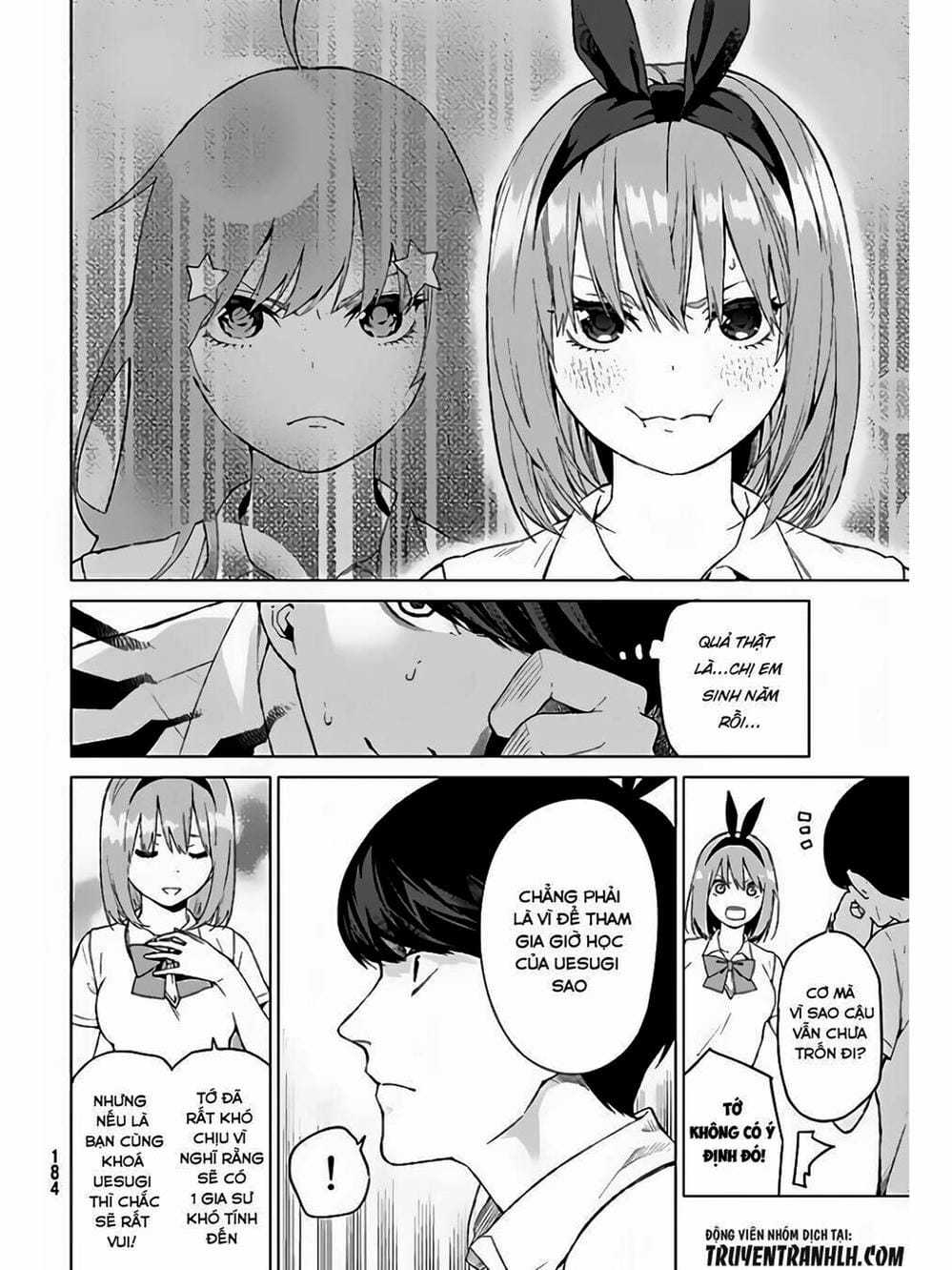 Truyện Tranh Nhà Có 5 Nàng Dâu - Gotoubun No Hanayome trang 6