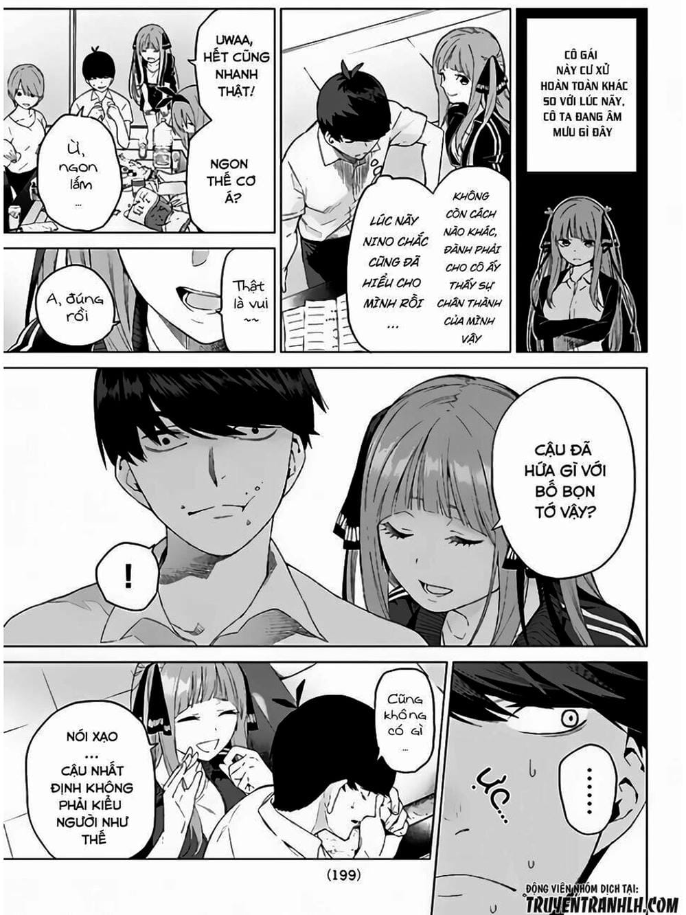 Truyện Tranh Nhà Có 5 Nàng Dâu - Gotoubun No Hanayome trang 6