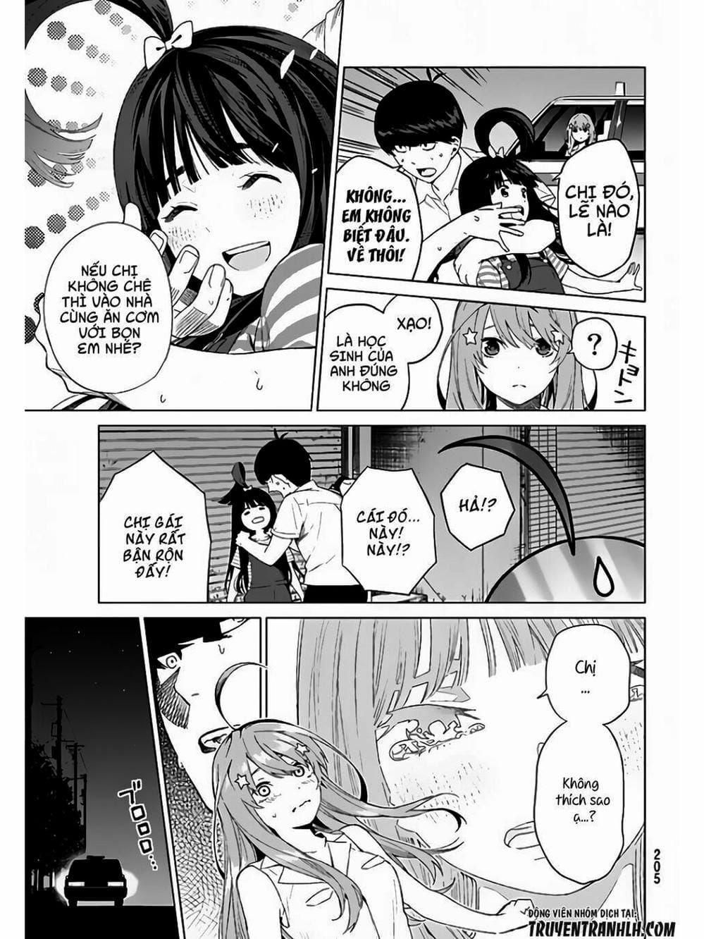 Truyện Tranh Nhà Có 5 Nàng Dâu - Gotoubun No Hanayome trang 6