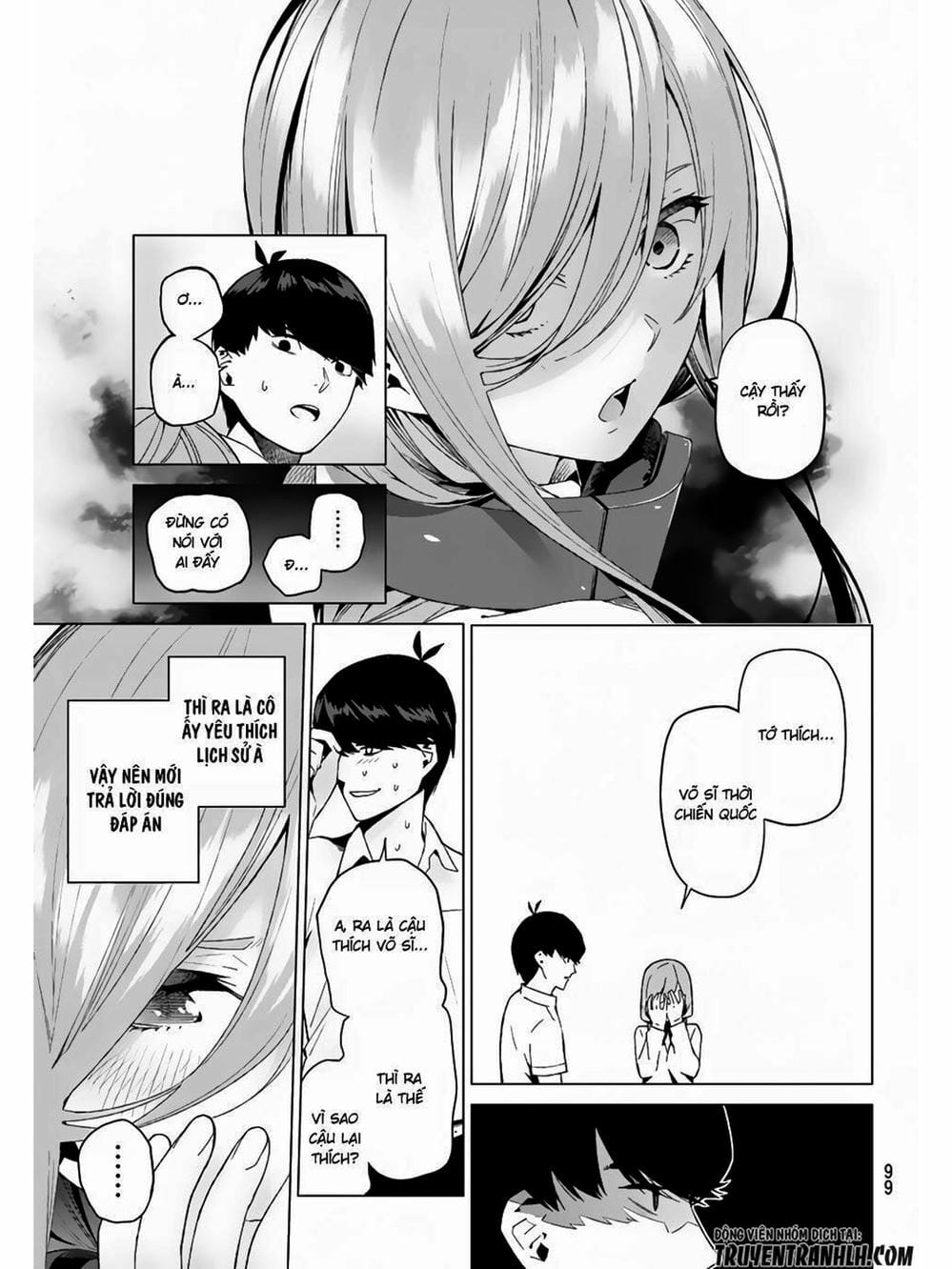 Truyện Tranh Nhà Có 5 Nàng Dâu - Gotoubun No Hanayome trang 6