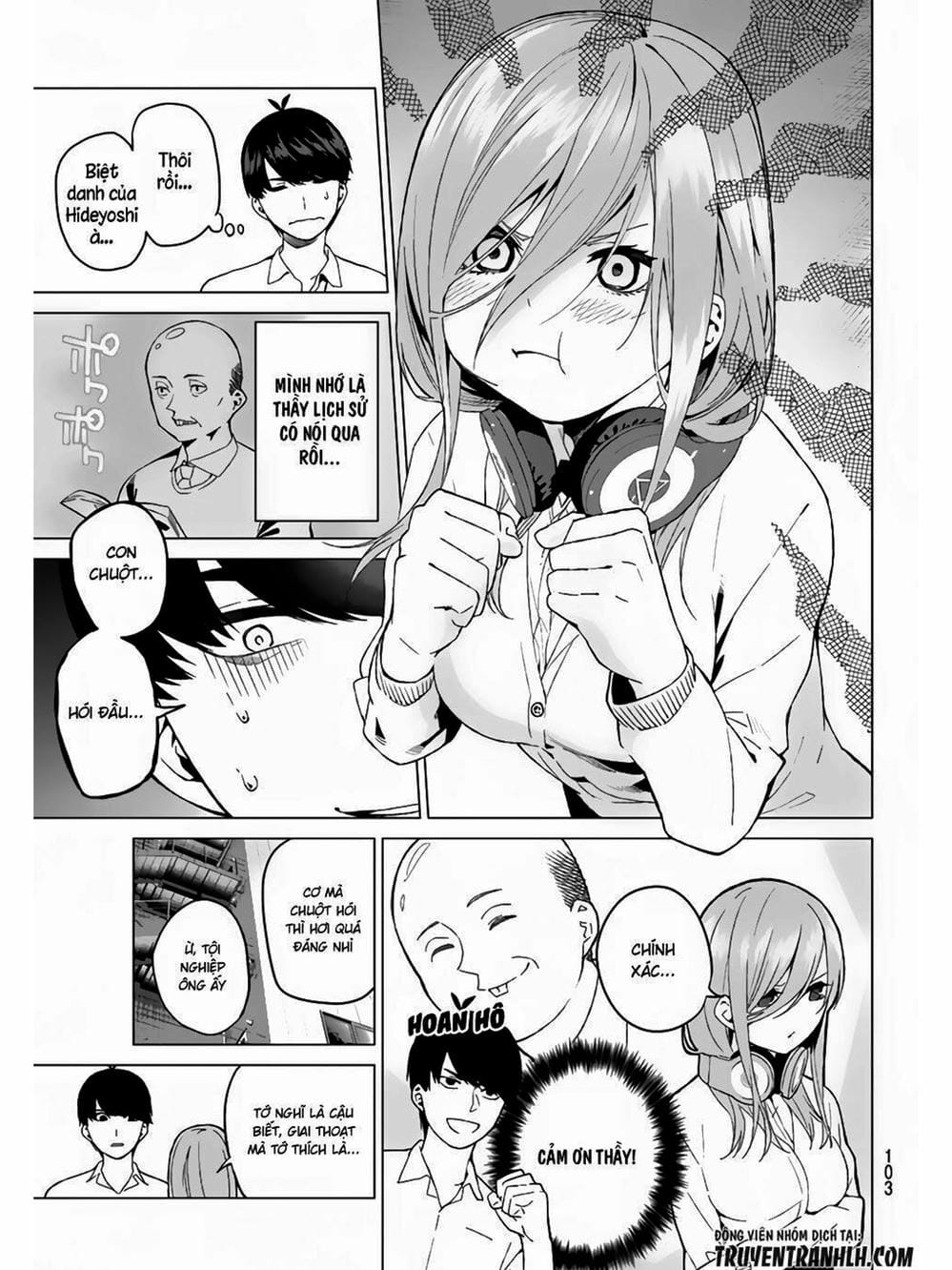 Truyện Tranh Nhà Có 5 Nàng Dâu - Gotoubun No Hanayome trang 6