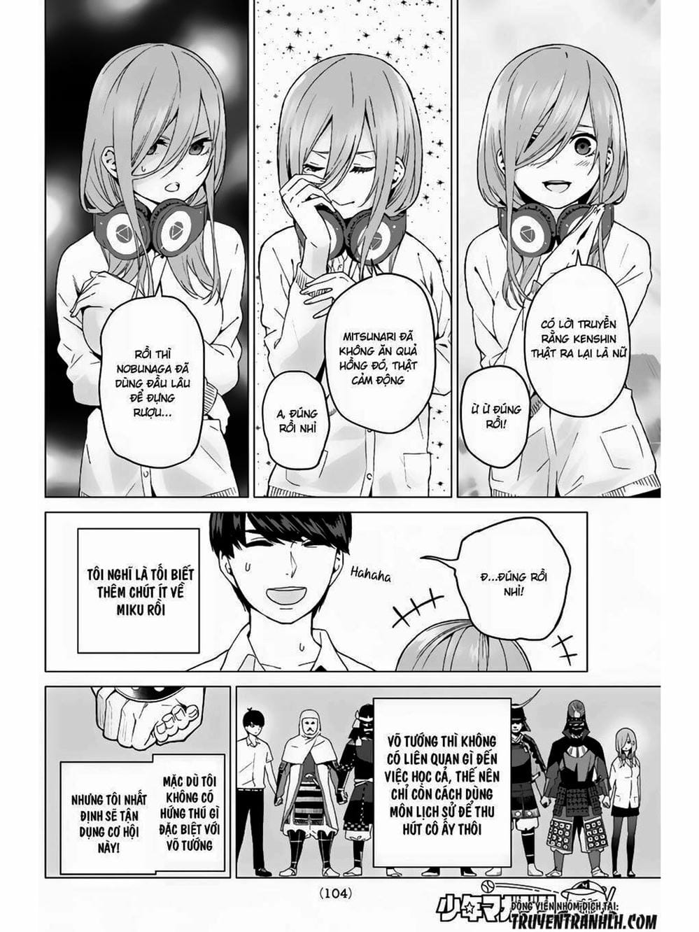 Truyện Tranh Nhà Có 5 Nàng Dâu - Gotoubun No Hanayome trang 6