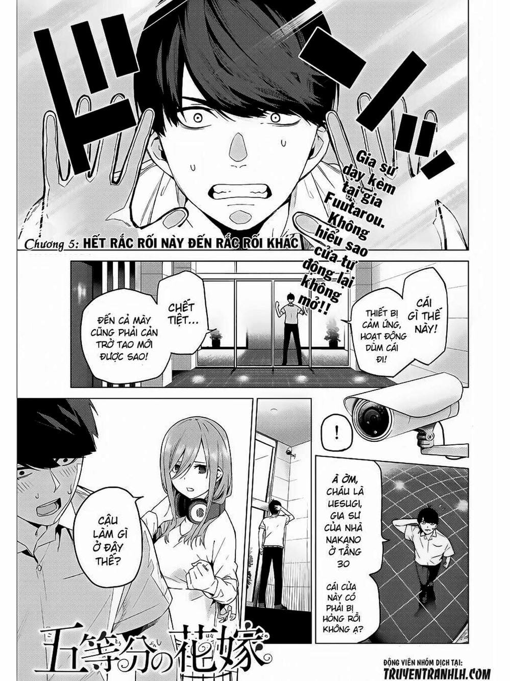 Truyện Tranh Nhà Có 5 Nàng Dâu - Gotoubun No Hanayome trang 6