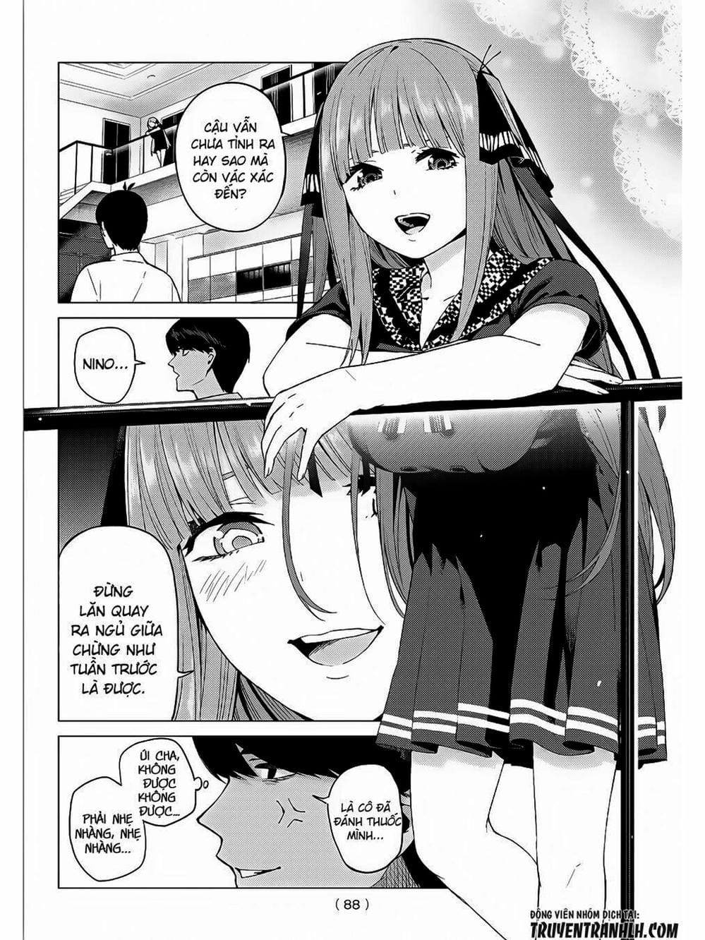 Truyện Tranh Nhà Có 5 Nàng Dâu - Gotoubun No Hanayome trang 6