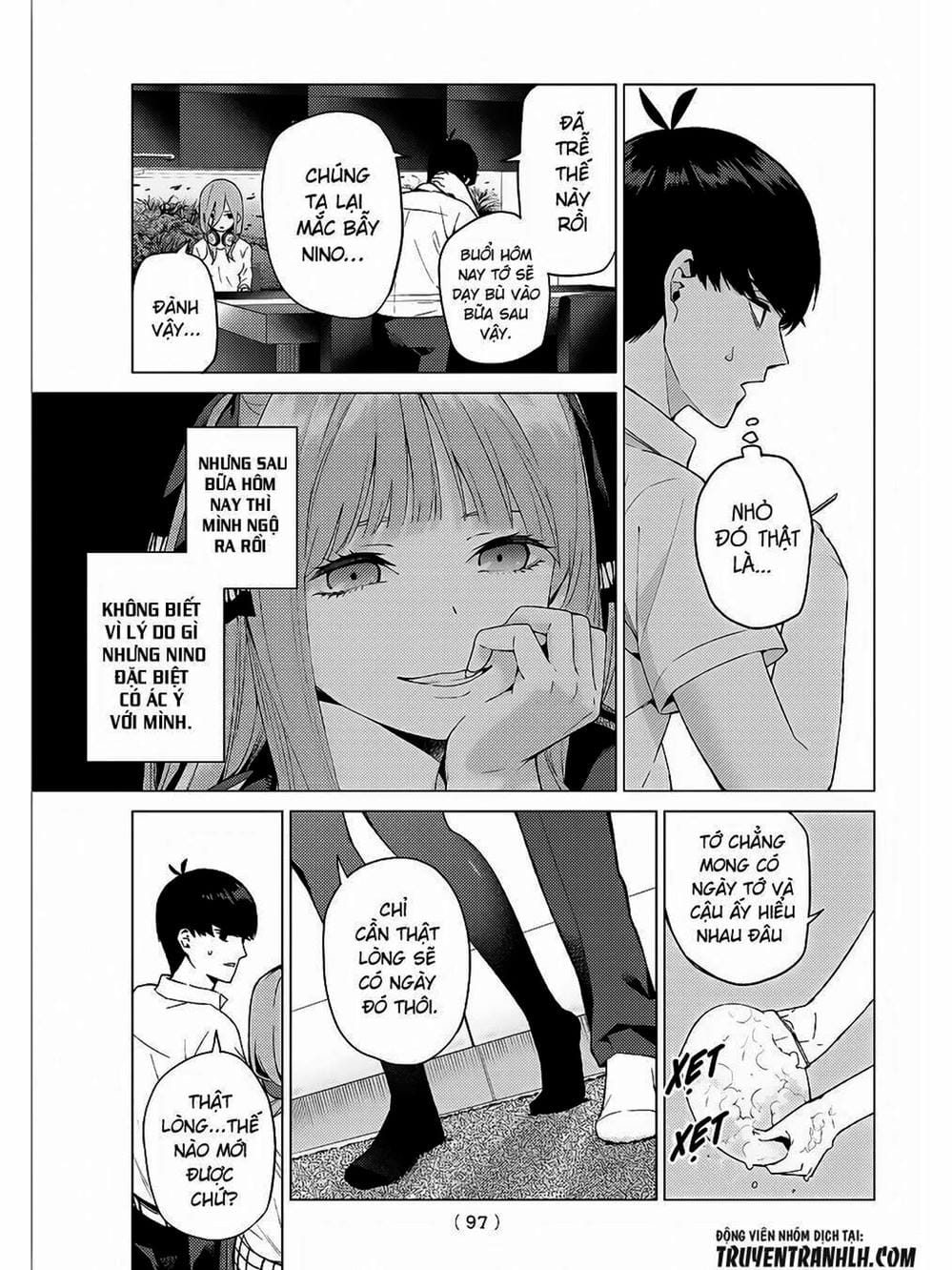 Truyện Tranh Nhà Có 5 Nàng Dâu - Gotoubun No Hanayome trang 6