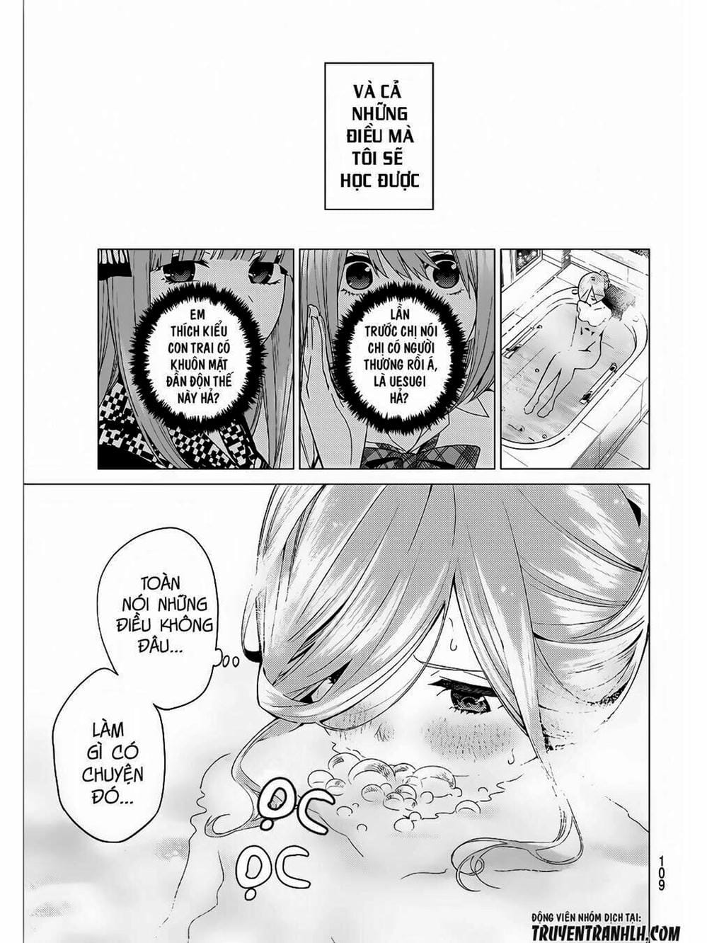 Truyện Tranh Nhà Có 5 Nàng Dâu - Gotoubun No Hanayome trang 6