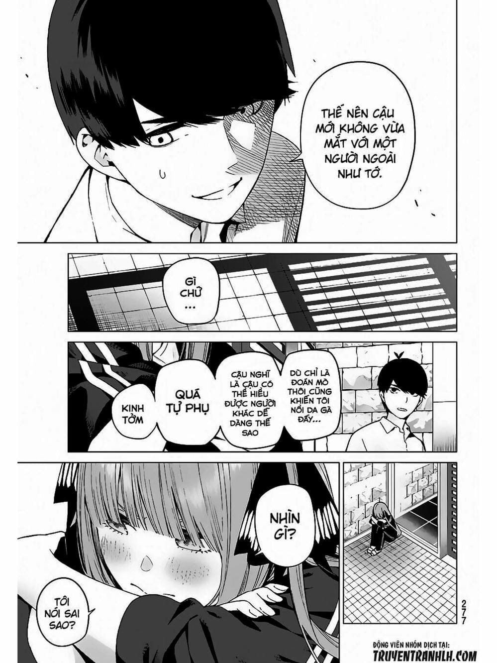 Truyện Tranh Nhà Có 5 Nàng Dâu - Gotoubun No Hanayome trang 6