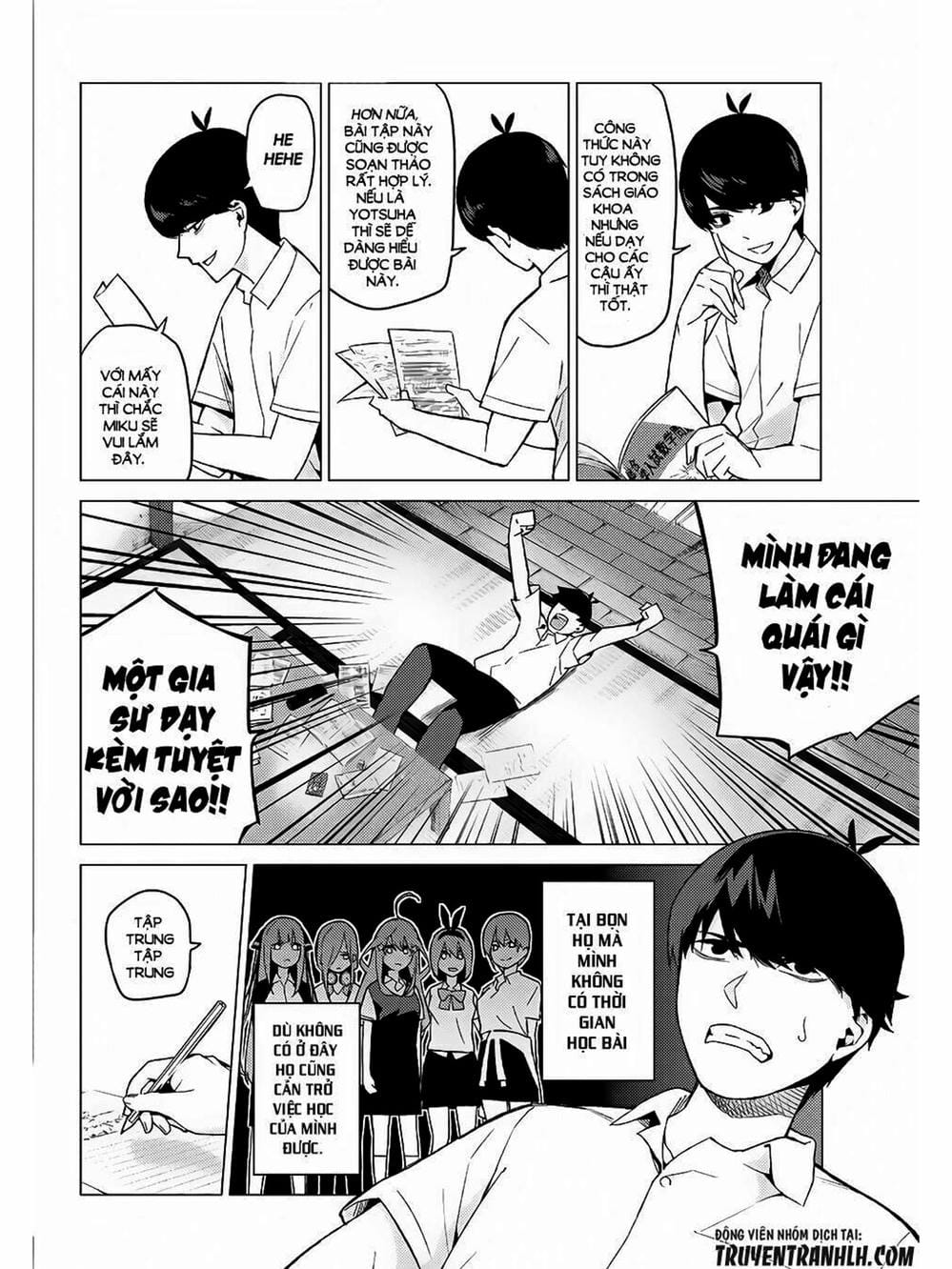 Truyện Tranh Nhà Có 5 Nàng Dâu - Gotoubun No Hanayome trang 6