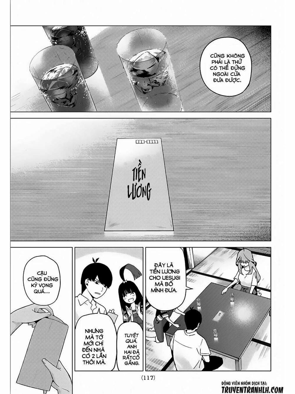 Truyện Tranh Nhà Có 5 Nàng Dâu - Gotoubun No Hanayome trang 6