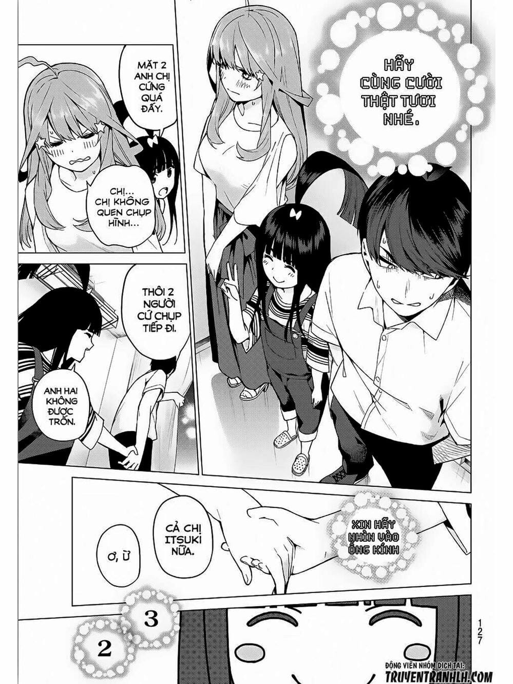 Truyện Tranh Nhà Có 5 Nàng Dâu - Gotoubun No Hanayome trang 6