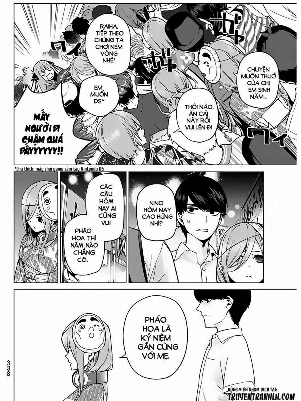 Truyện Tranh Nhà Có 5 Nàng Dâu - Gotoubun No Hanayome trang 6