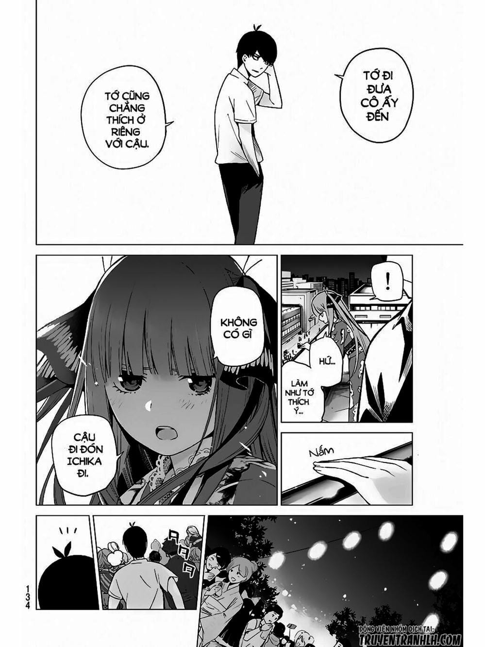 Truyện Tranh Nhà Có 5 Nàng Dâu - Gotoubun No Hanayome trang 6