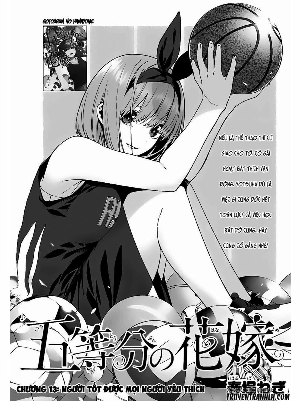 Truyện Tranh Nhà Có 5 Nàng Dâu - Gotoubun No Hanayome trang 6