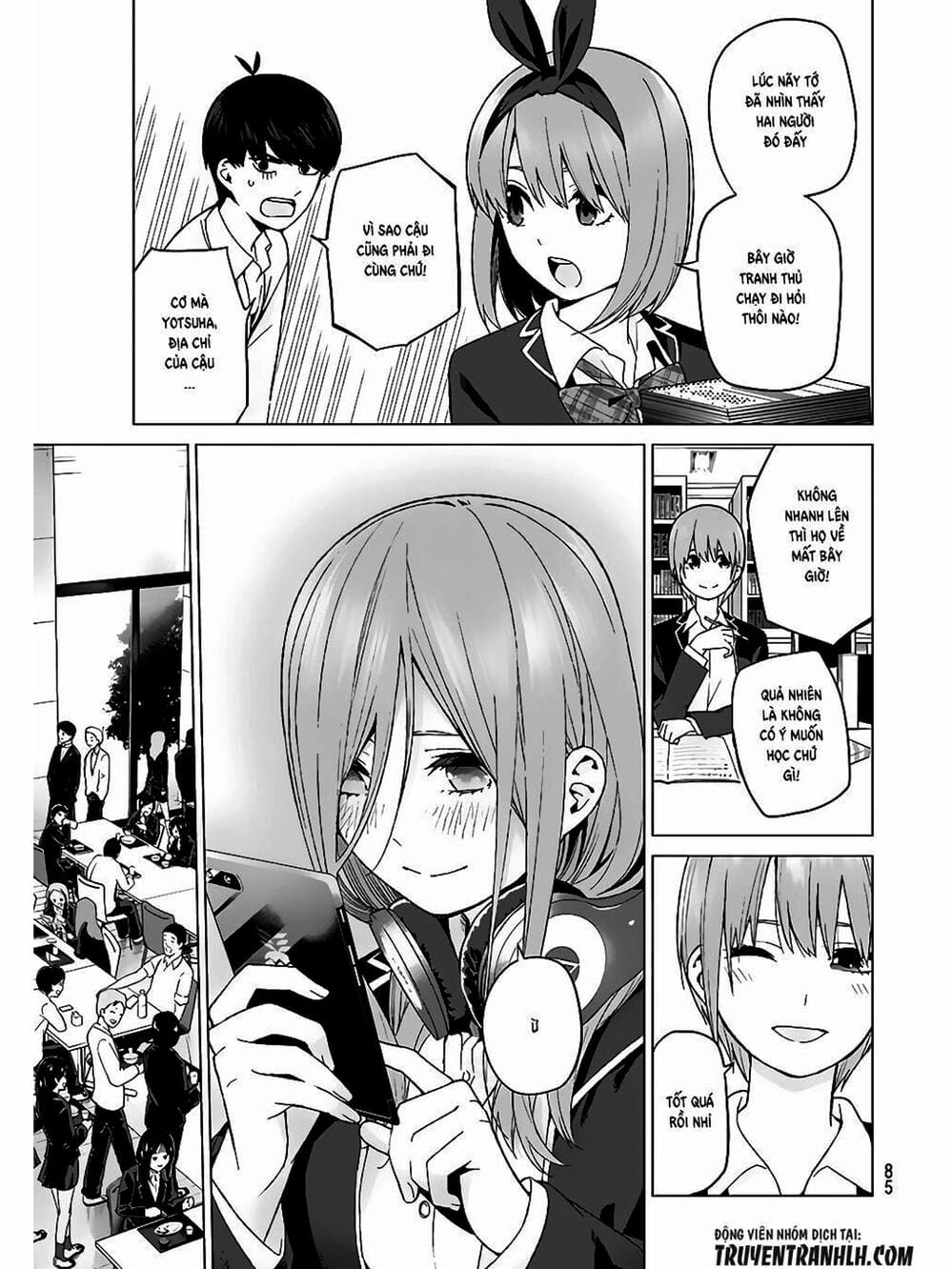 Truyện Tranh Nhà Có 5 Nàng Dâu - Gotoubun No Hanayome trang 6