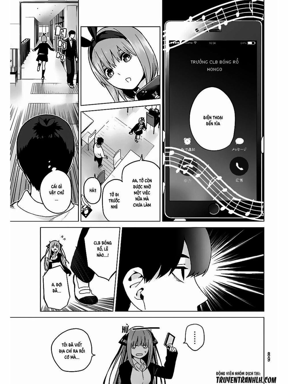 Truyện Tranh Nhà Có 5 Nàng Dâu - Gotoubun No Hanayome trang 6