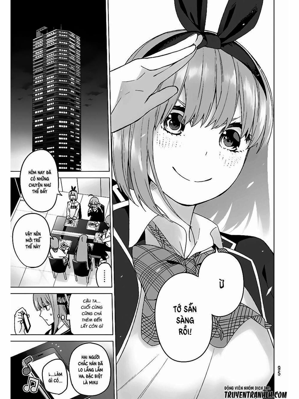 Truyện Tranh Nhà Có 5 Nàng Dâu - Gotoubun No Hanayome trang 6