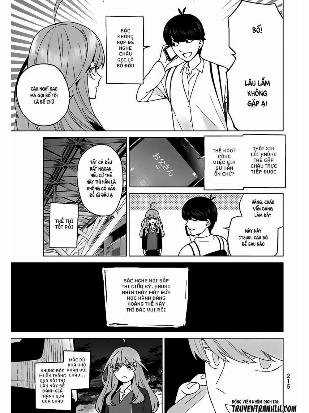 Truyện Tranh Nhà Có 5 Nàng Dâu - Gotoubun No Hanayome trang 6