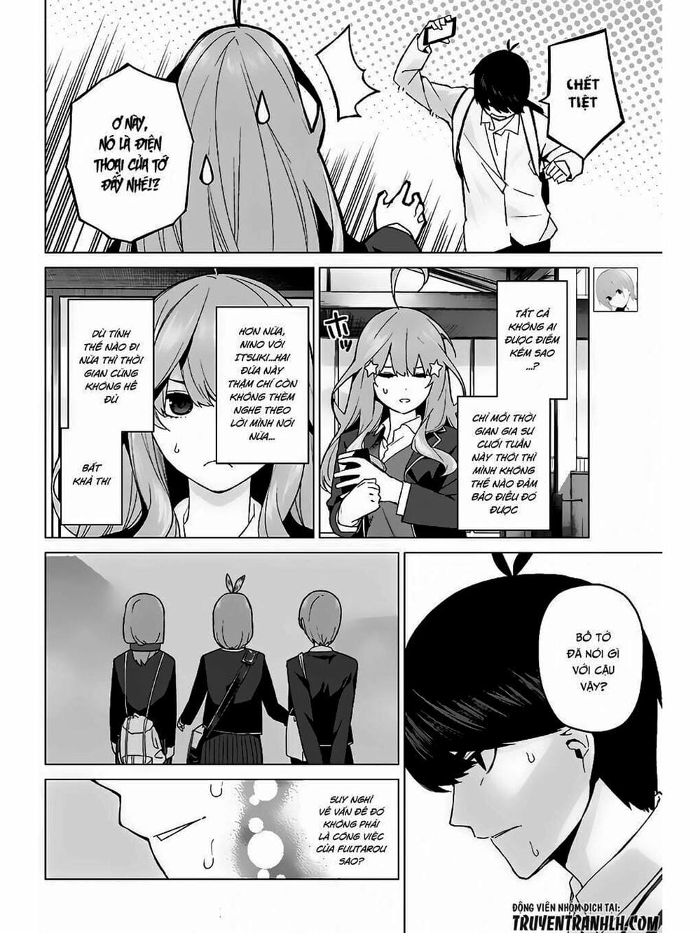 Truyện Tranh Nhà Có 5 Nàng Dâu - Gotoubun No Hanayome trang 6