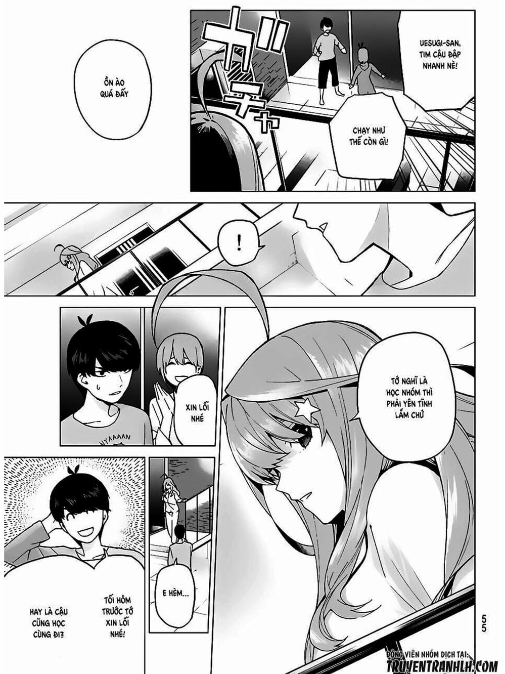 Truyện Tranh Nhà Có 5 Nàng Dâu - Gotoubun No Hanayome trang 6