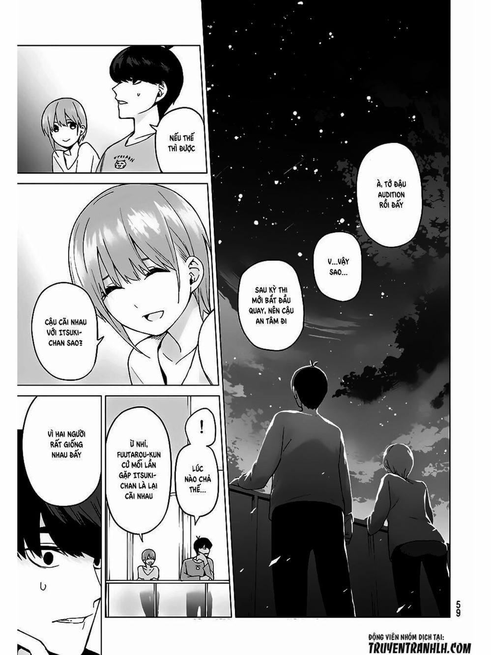 Truyện Tranh Nhà Có 5 Nàng Dâu - Gotoubun No Hanayome trang 6