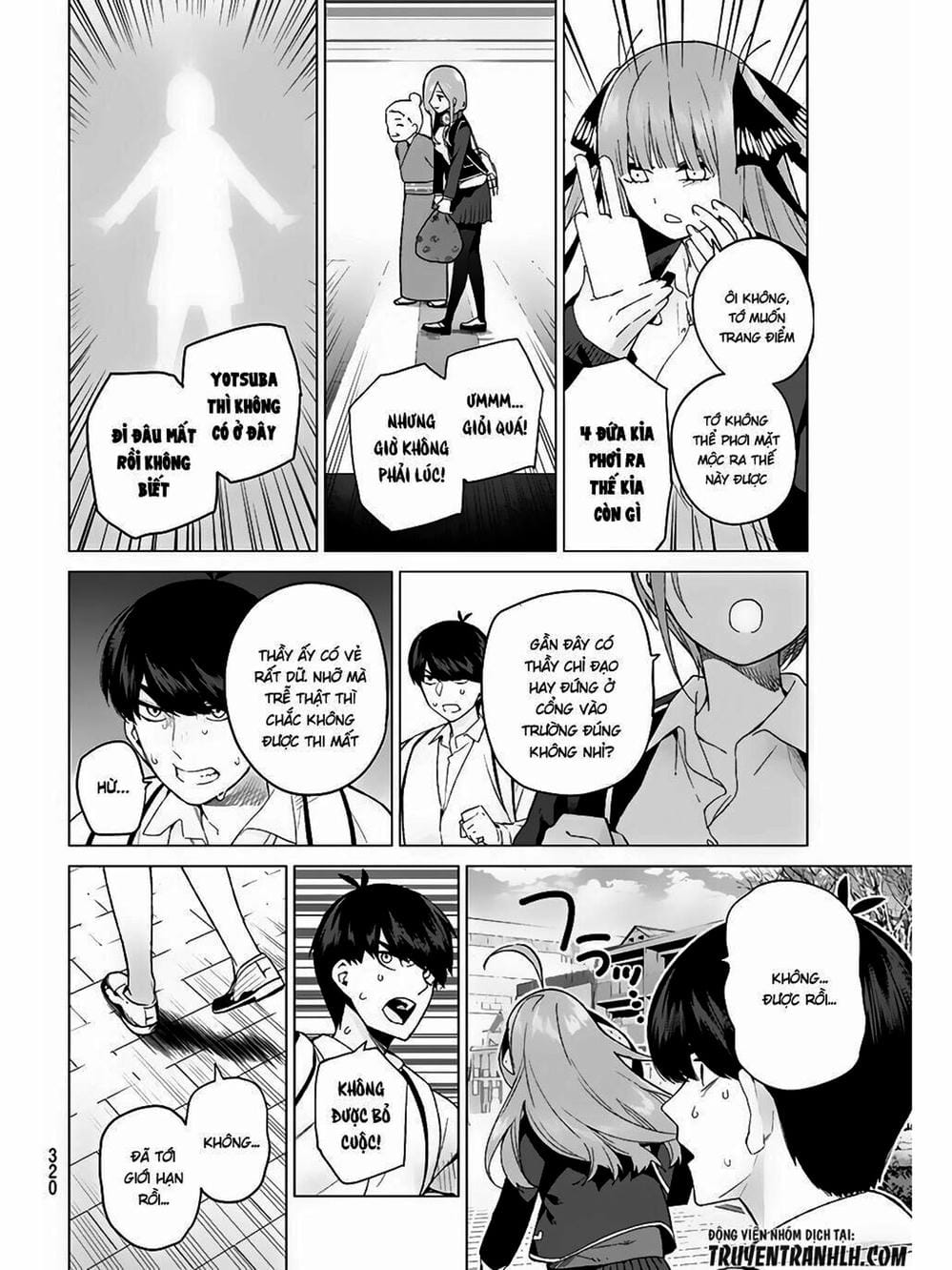 Truyện Tranh Nhà Có 5 Nàng Dâu - Gotoubun No Hanayome trang 6