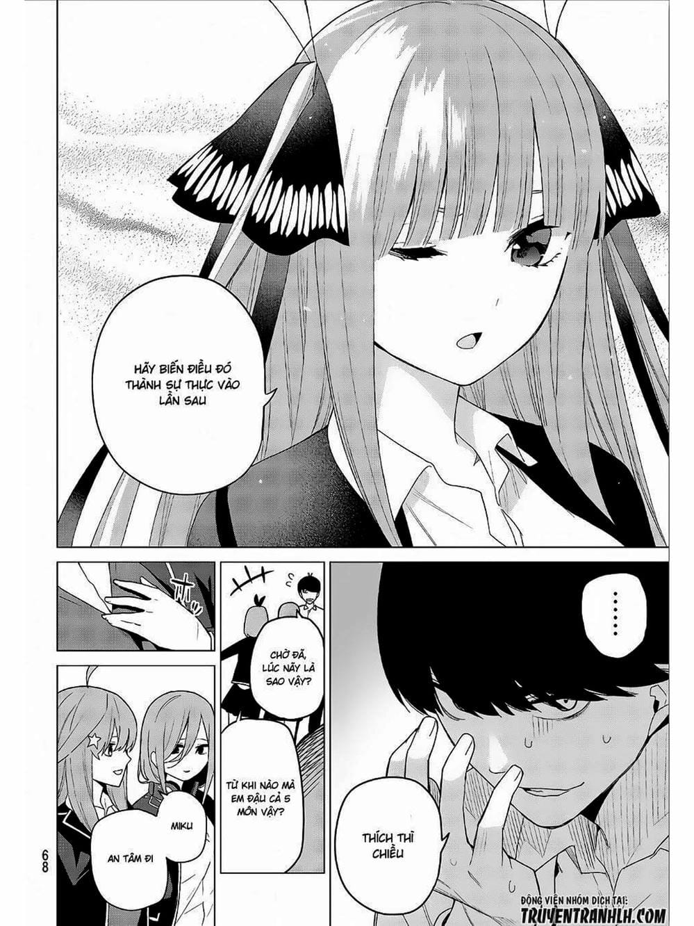 Truyện Tranh Nhà Có 5 Nàng Dâu - Gotoubun No Hanayome trang 6