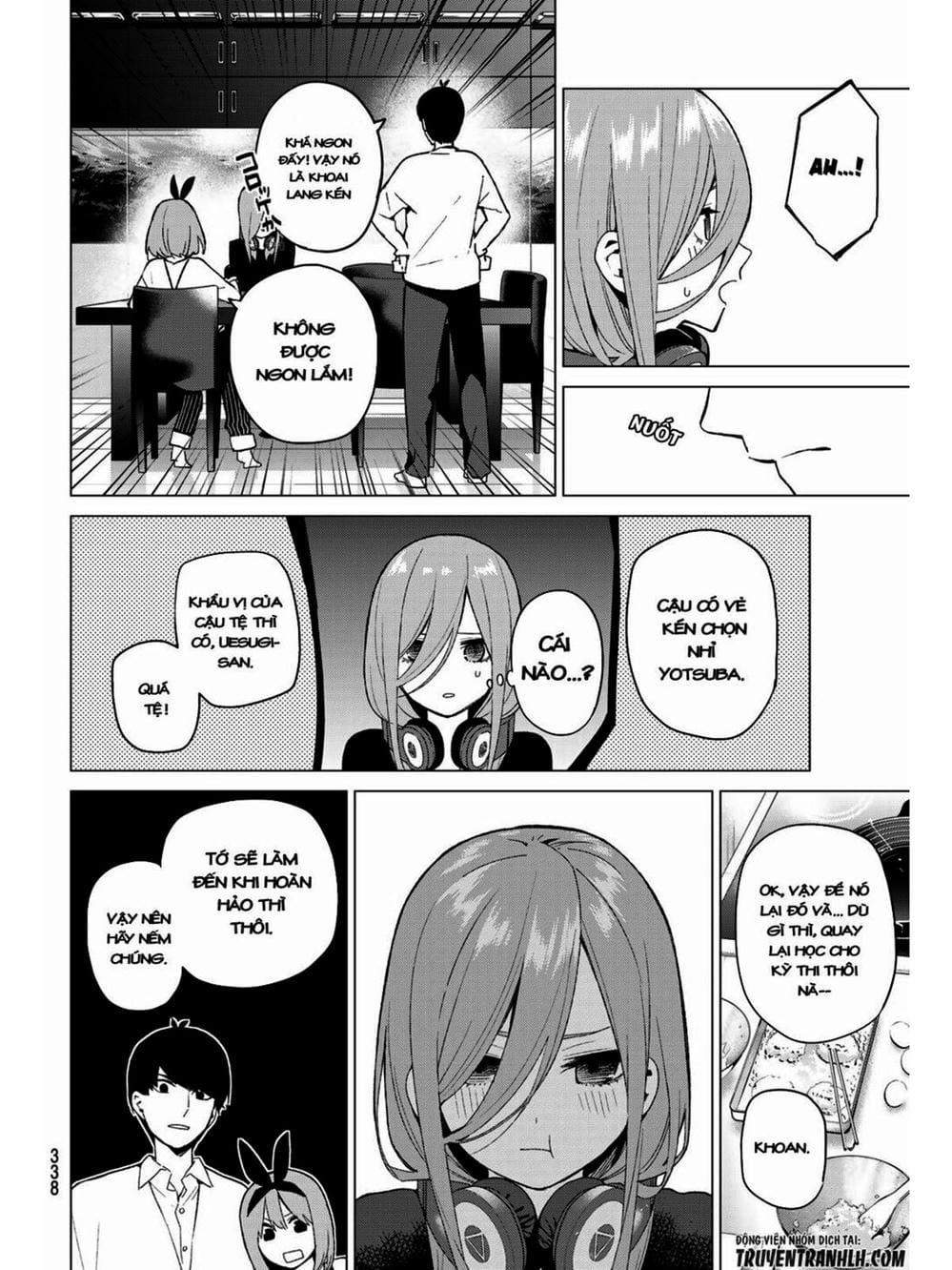 Truyện Tranh Nhà Có 5 Nàng Dâu - Gotoubun No Hanayome trang 6