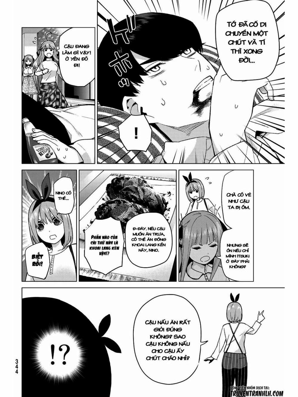 Truyện Tranh Nhà Có 5 Nàng Dâu - Gotoubun No Hanayome trang 6