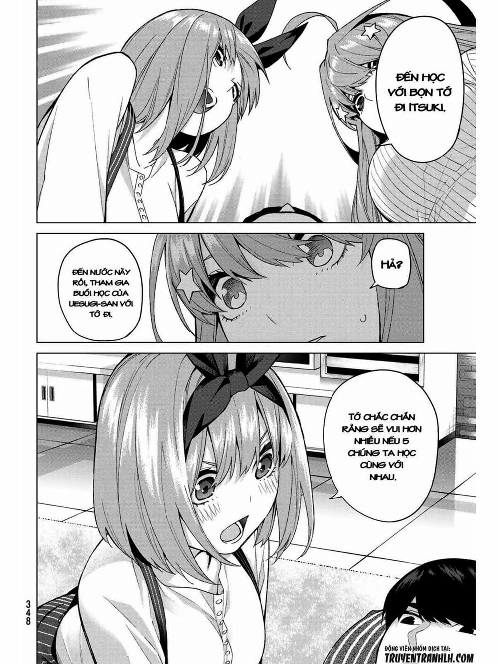 Truyện Tranh Nhà Có 5 Nàng Dâu - Gotoubun No Hanayome trang 6