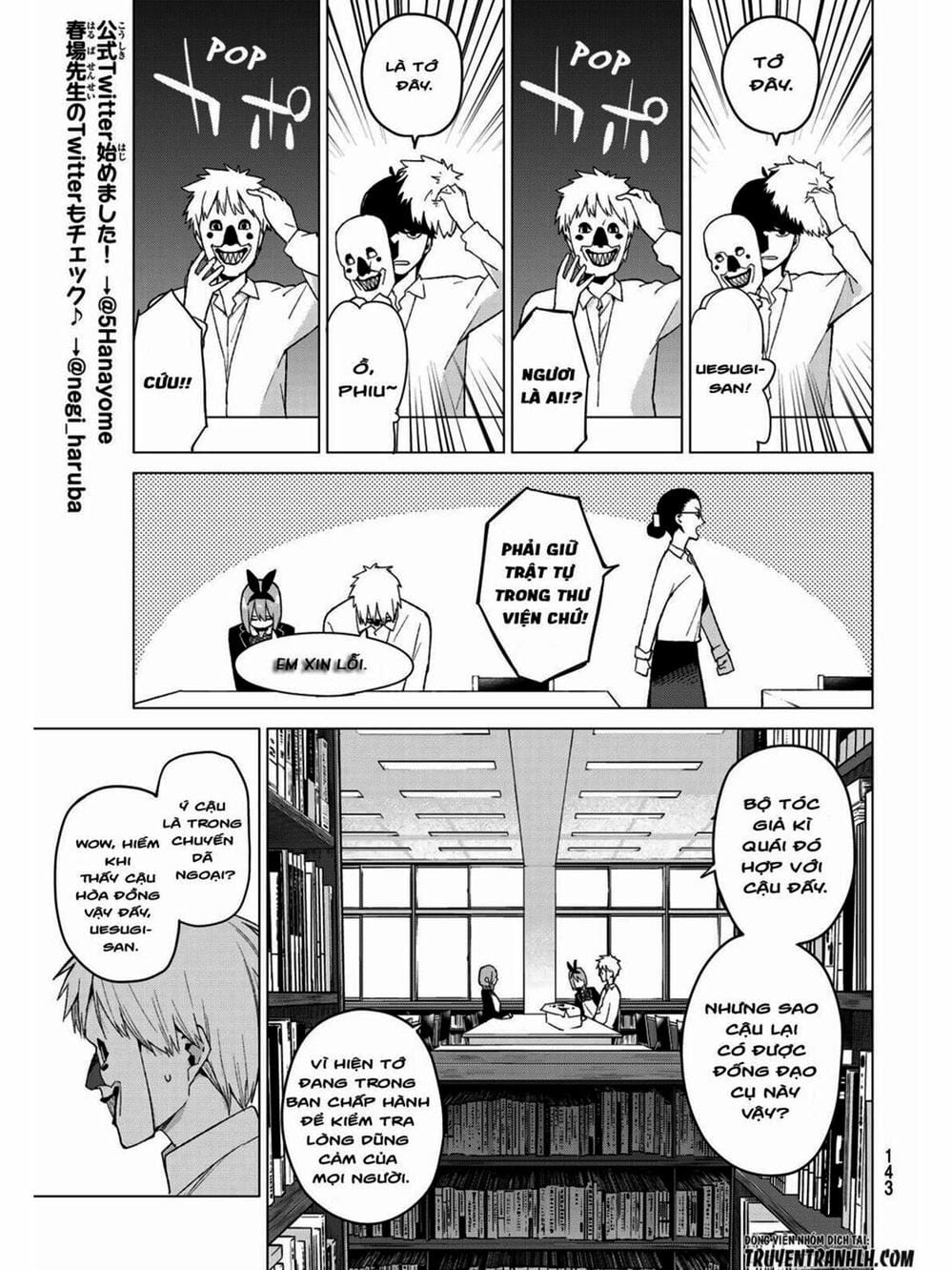 Truyện Tranh Nhà Có 5 Nàng Dâu - Gotoubun No Hanayome trang 6