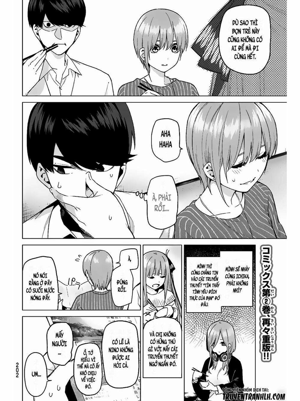 Truyện Tranh Nhà Có 5 Nàng Dâu - Gotoubun No Hanayome trang 6