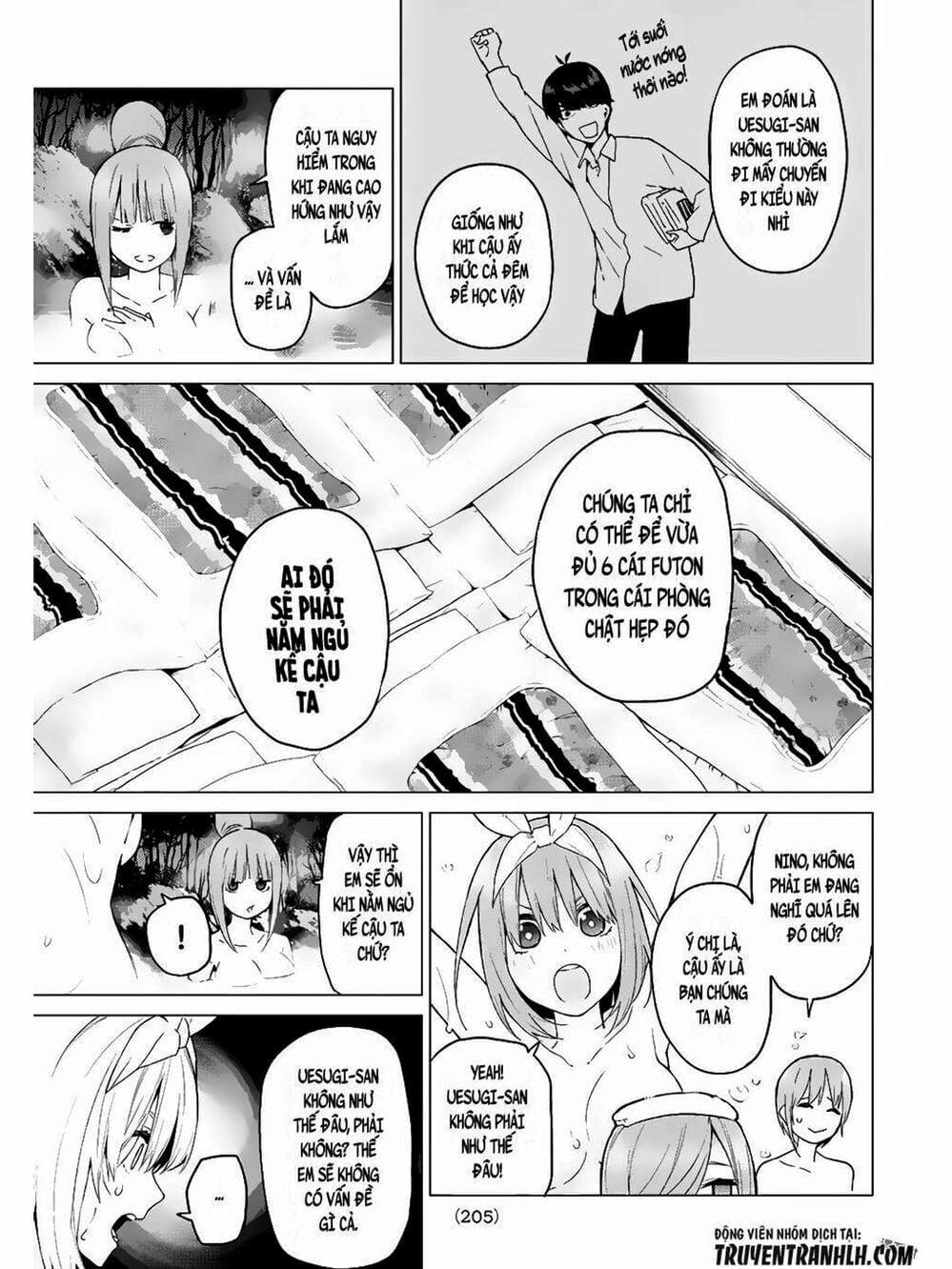 Truyện Tranh Nhà Có 5 Nàng Dâu - Gotoubun No Hanayome trang 6