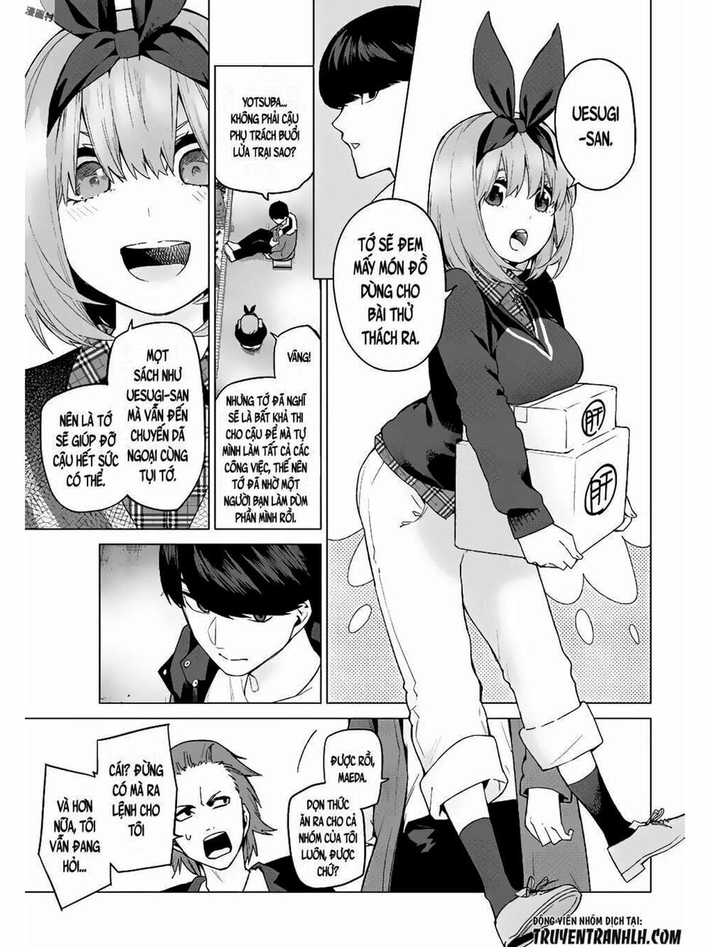 Truyện Tranh Nhà Có 5 Nàng Dâu - Gotoubun No Hanayome trang 6