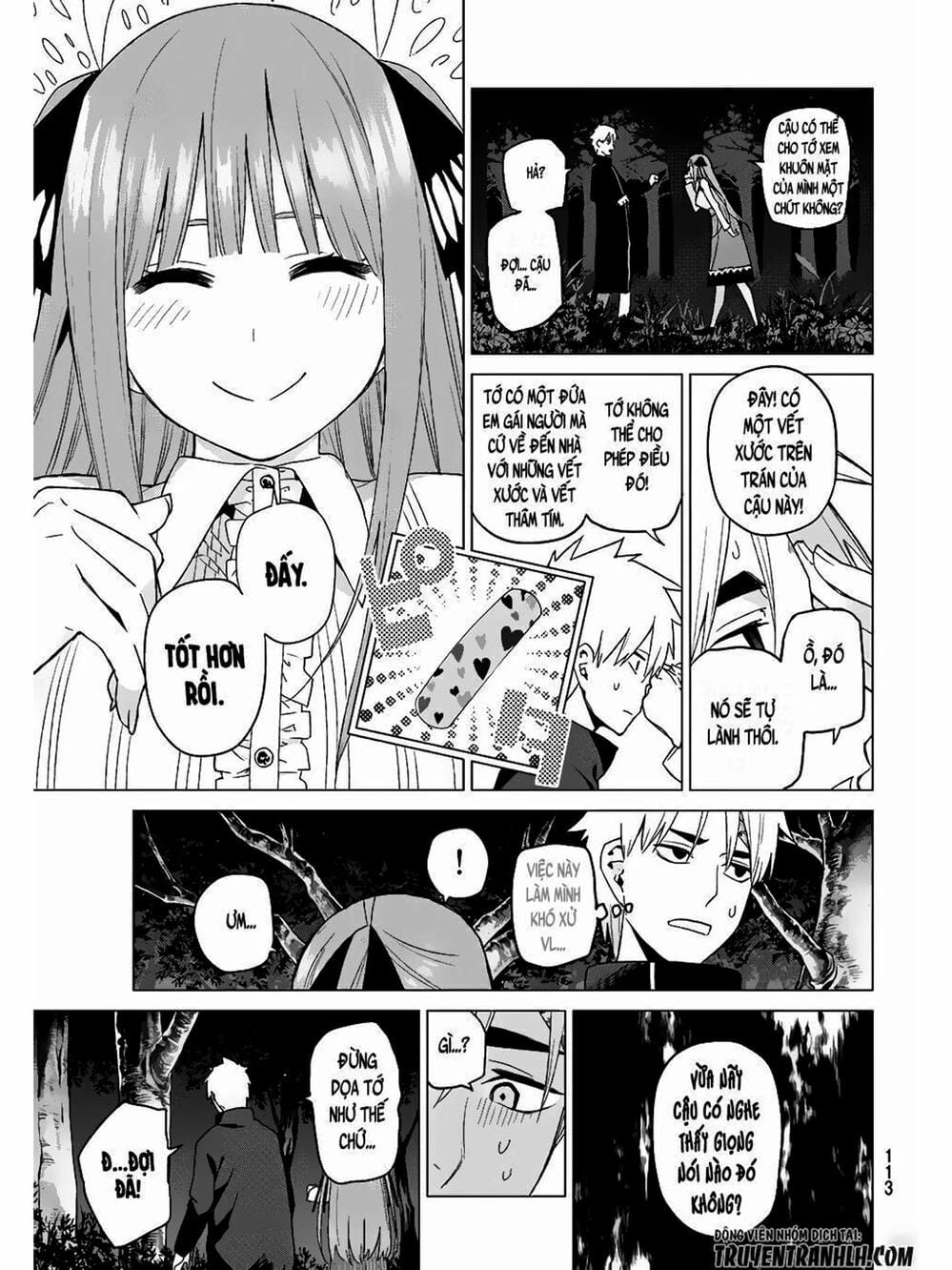 Truyện Tranh Nhà Có 5 Nàng Dâu - Gotoubun No Hanayome trang 6