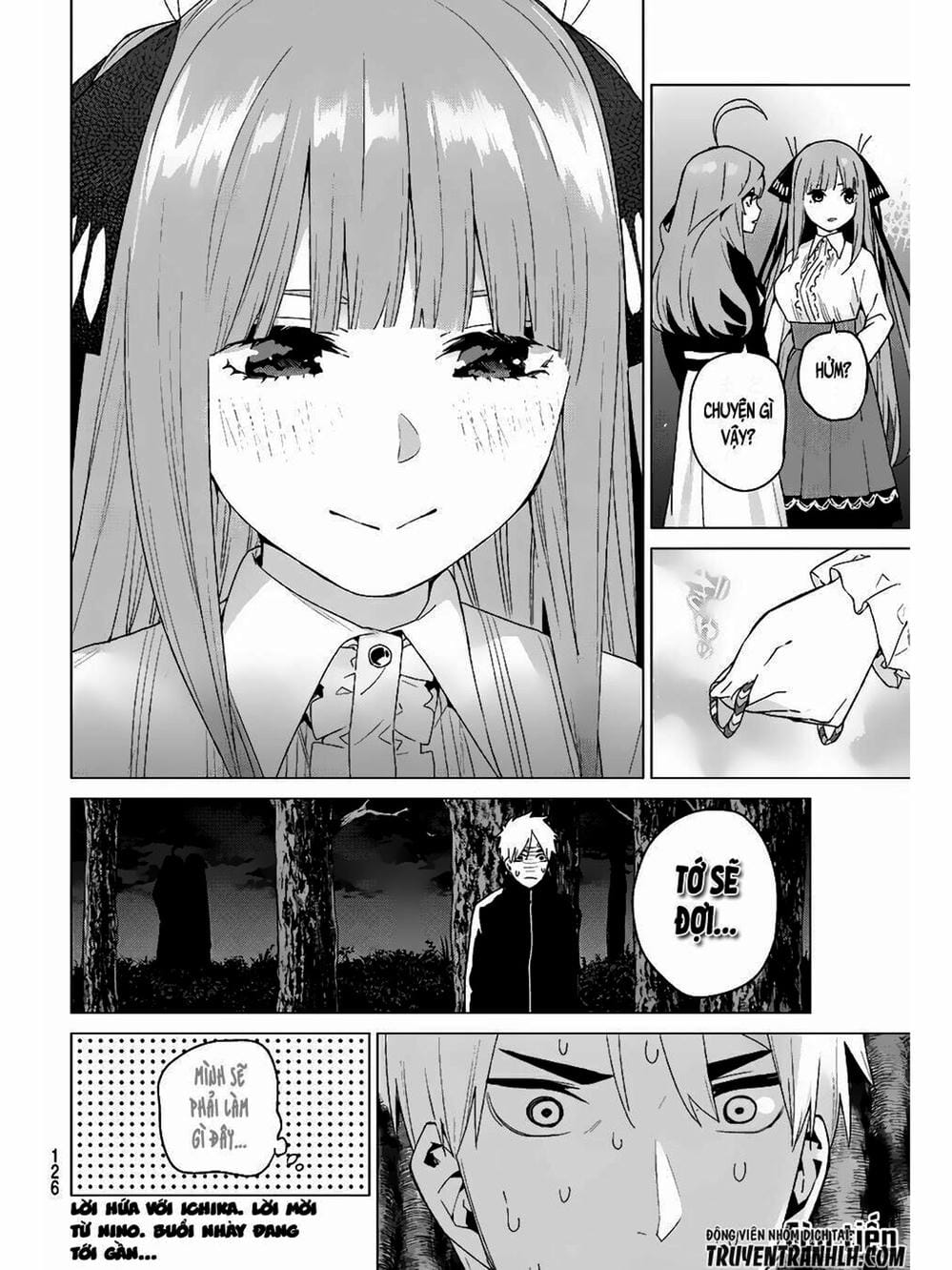 Truyện Tranh Nhà Có 5 Nàng Dâu - Gotoubun No Hanayome trang 6