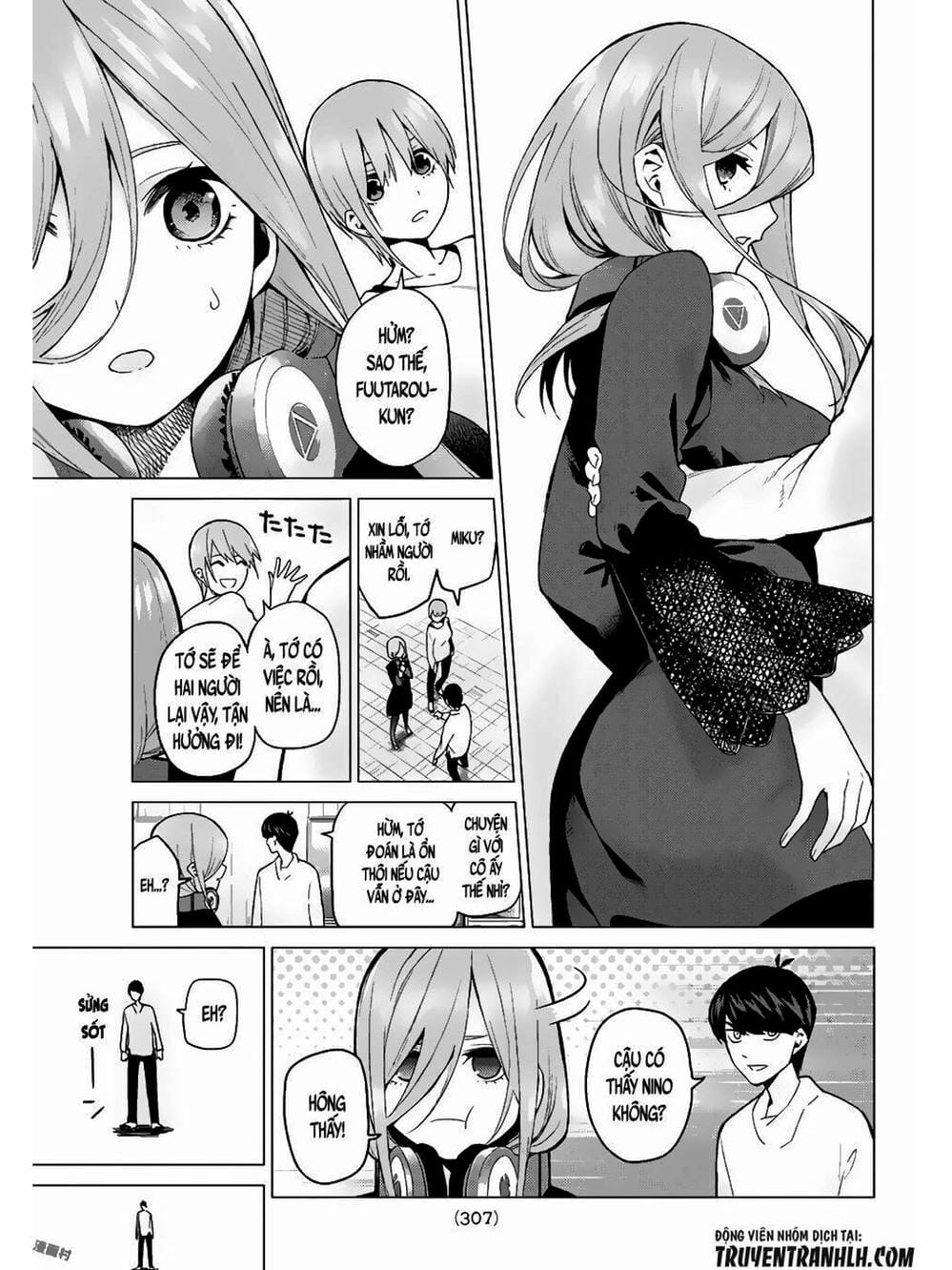 Truyện Tranh Nhà Có 5 Nàng Dâu - Gotoubun No Hanayome trang 6