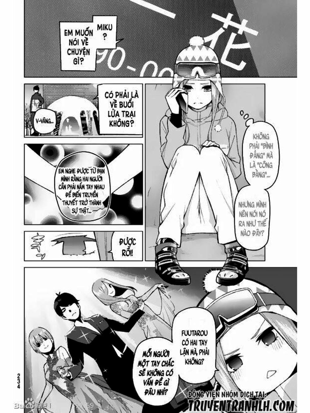 Truyện Tranh Nhà Có 5 Nàng Dâu - Gotoubun No Hanayome trang 6