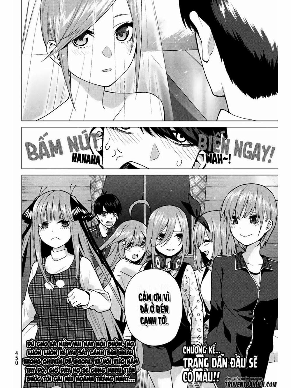 Truyện Tranh Nhà Có 5 Nàng Dâu - Gotoubun No Hanayome trang 6