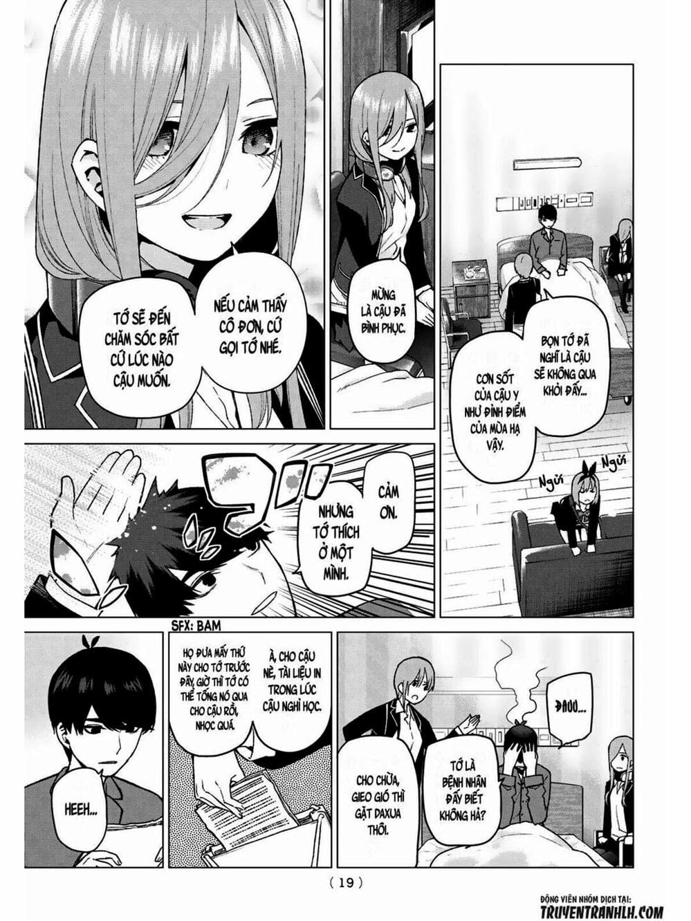 Truyện Tranh Nhà Có 5 Nàng Dâu - Gotoubun No Hanayome trang 6