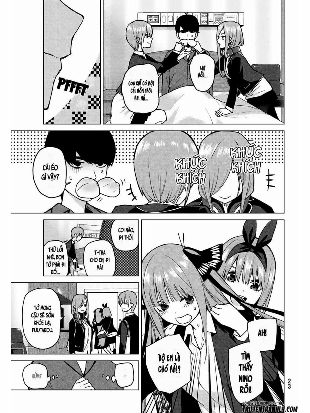 Truyện Tranh Nhà Có 5 Nàng Dâu - Gotoubun No Hanayome trang 6