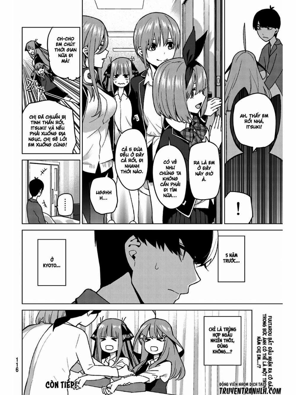 Truyện Tranh Nhà Có 5 Nàng Dâu - Gotoubun No Hanayome trang 6