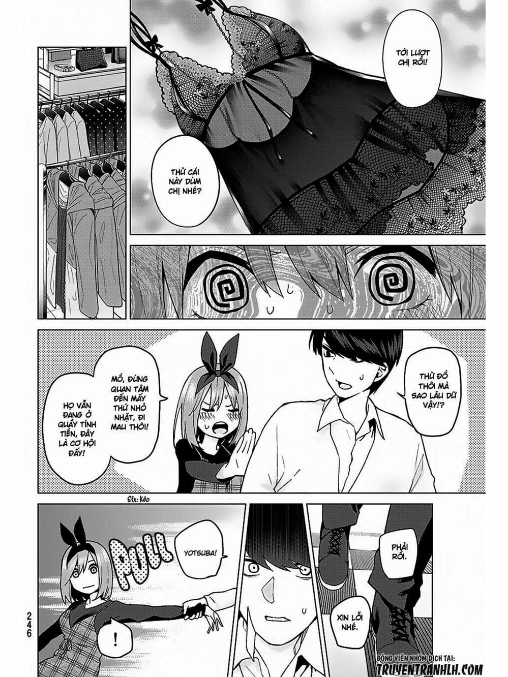 Truyện Tranh Nhà Có 5 Nàng Dâu - Gotoubun No Hanayome trang 6