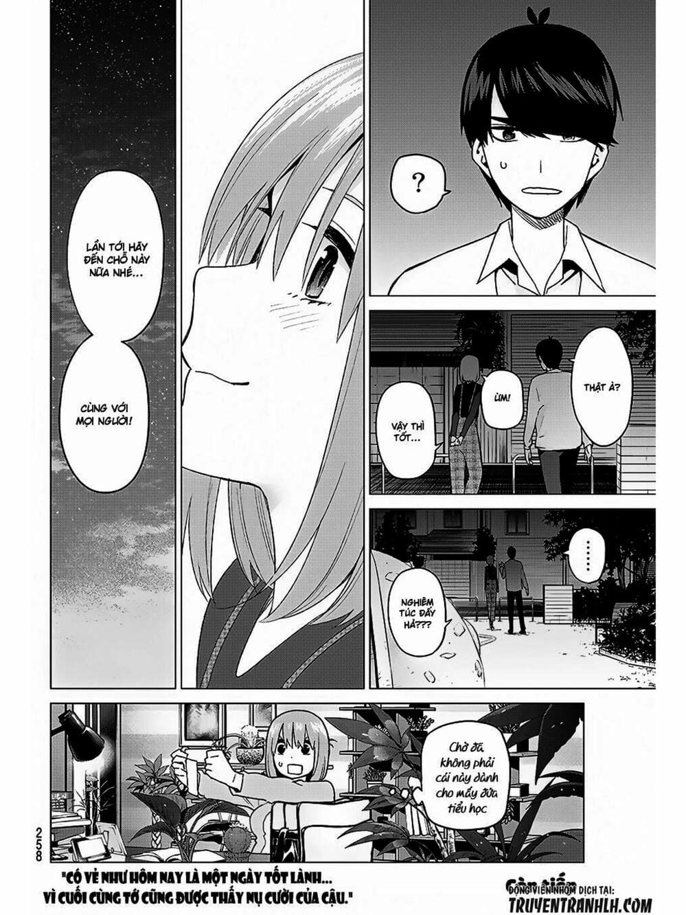 Truyện Tranh Nhà Có 5 Nàng Dâu - Gotoubun No Hanayome trang 6