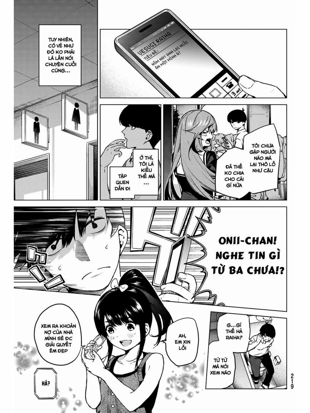 Truyện Tranh Nhà Có 5 Nàng Dâu - Gotoubun No Hanayome trang 6