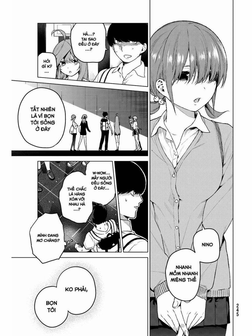 Truyện Tranh Nhà Có 5 Nàng Dâu - Gotoubun No Hanayome trang 6