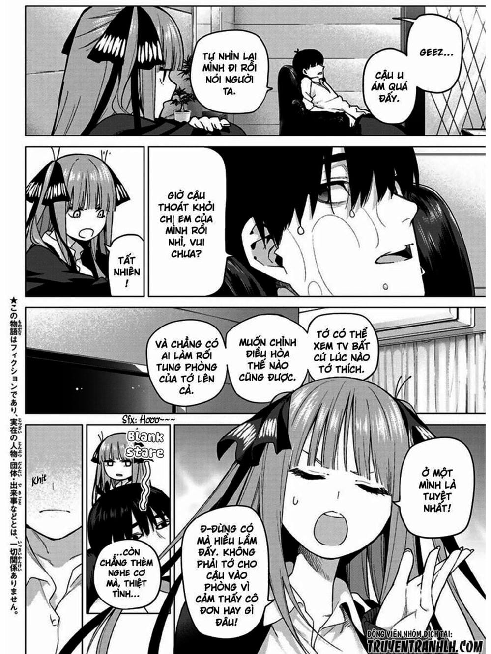 Truyện Tranh Nhà Có 5 Nàng Dâu - Gotoubun No Hanayome trang 6