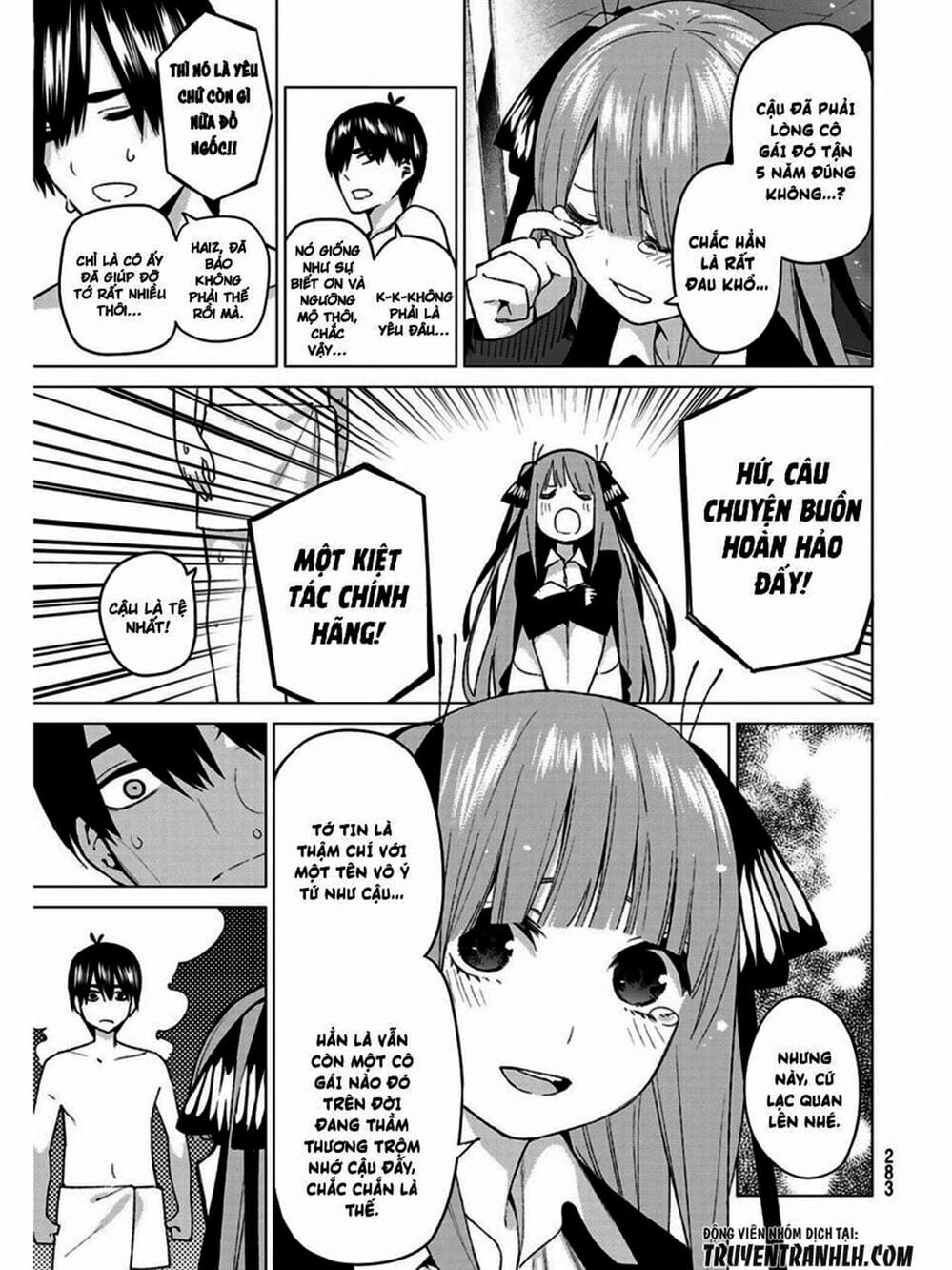 Truyện Tranh Nhà Có 5 Nàng Dâu - Gotoubun No Hanayome trang 6