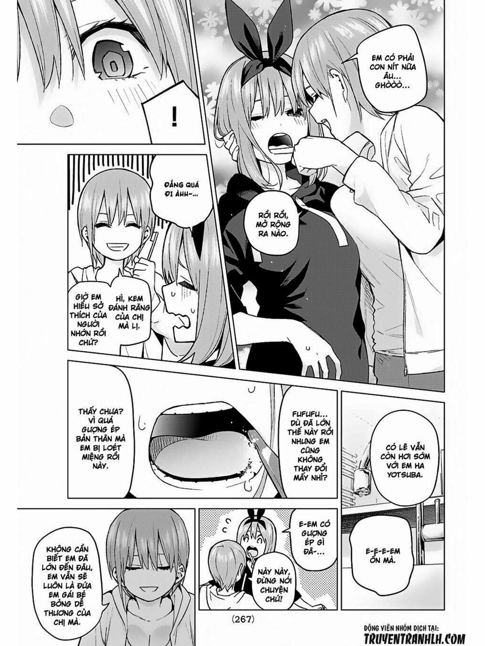 Truyện Tranh Nhà Có 5 Nàng Dâu - Gotoubun No Hanayome trang 6