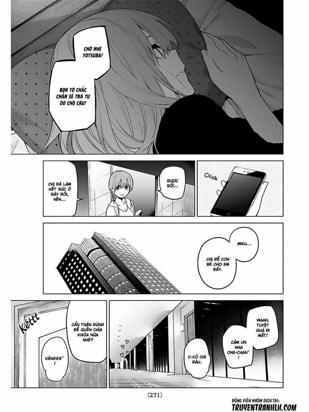 Truyện Tranh Nhà Có 5 Nàng Dâu - Gotoubun No Hanayome trang 6